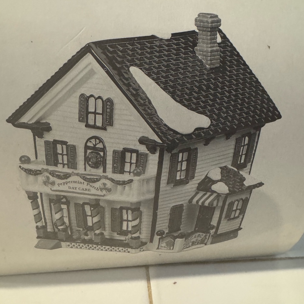 Dept 56 Snow Village Peppermint Porch Day Care 54852